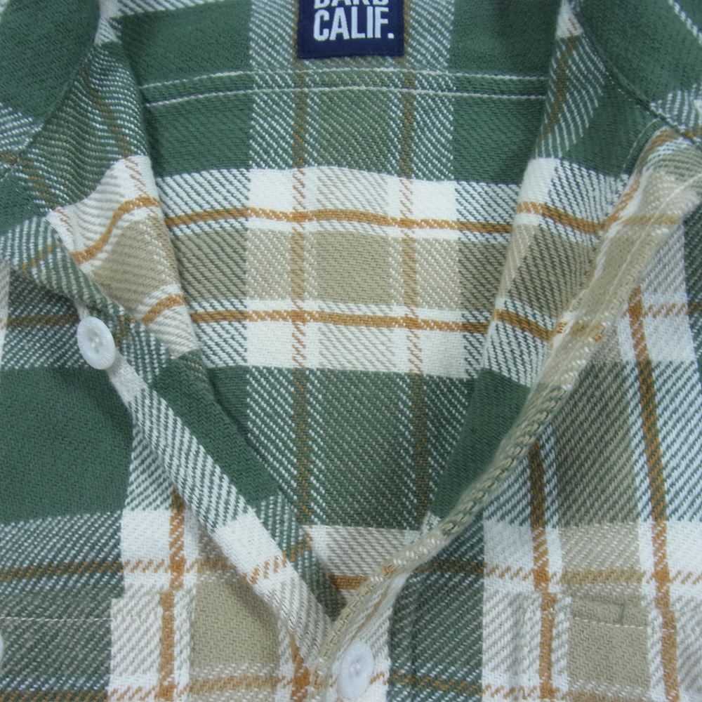 STANDARD CALIFORNIA スタンダードカリフォルニア 21AW SD Flannel Check Shirt チェック ヘビーネル シャツ グリーン系 M【中古】