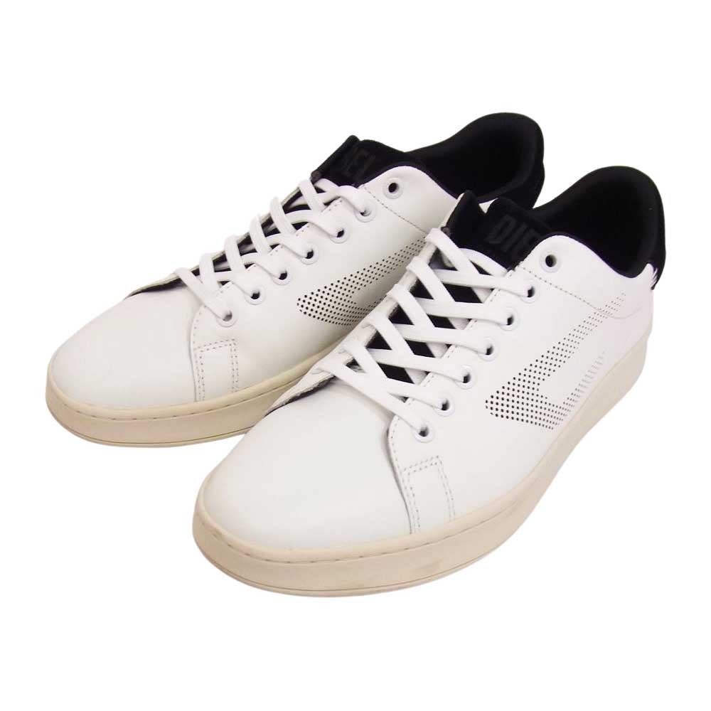 DIESEL ディーゼル Y02869 S-ATHENE LOW ローカット スニーカー   ホワイト系 27ｃｍ【中古】