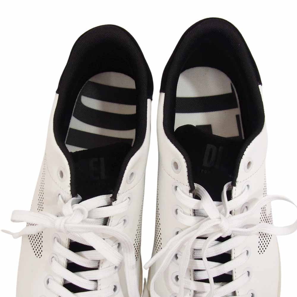 DIESEL ディーゼル Y02869 S-ATHENE LOW ローカット スニーカー   ホワイト系 27ｃｍ【中古】