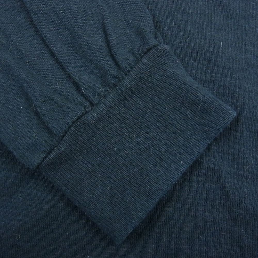 サウスツーウエストエイト レザーポケット クルーネック 長袖 Tシャツ ネイビー系 S【中古】