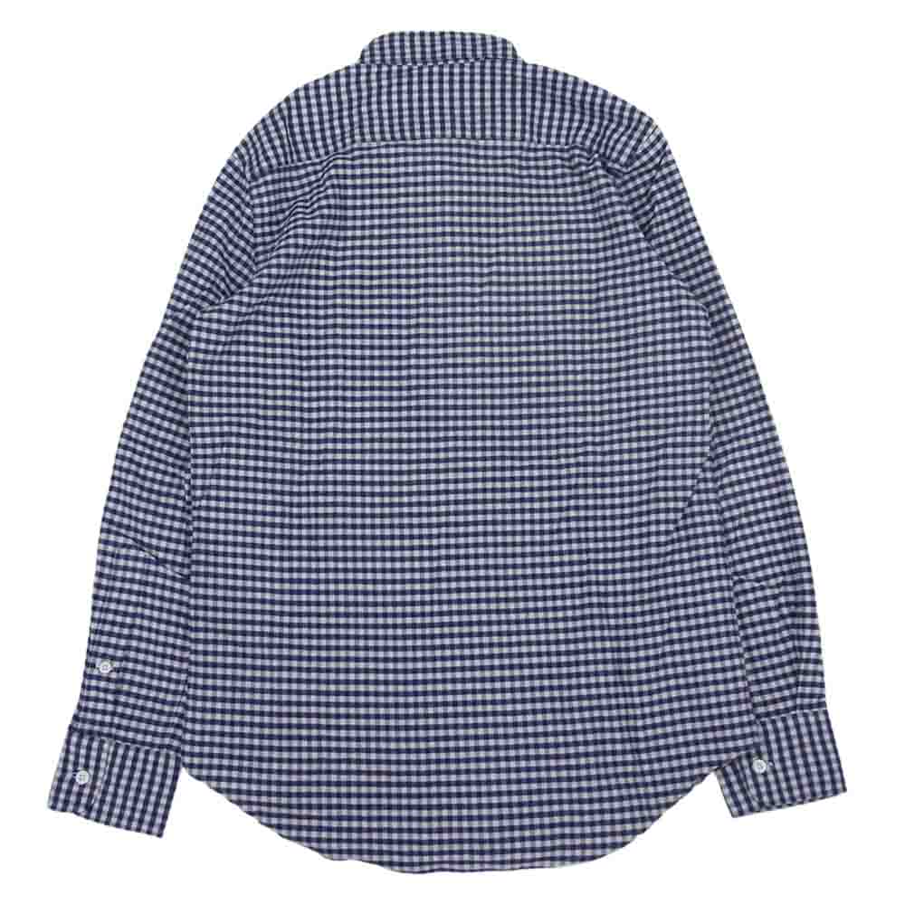 Ron Herman ロンハーマン × BROOKLYN TAILORS ブルックリンテーラーズ  BD チェック 長袖 シャツ ネイビー系 01【中古】