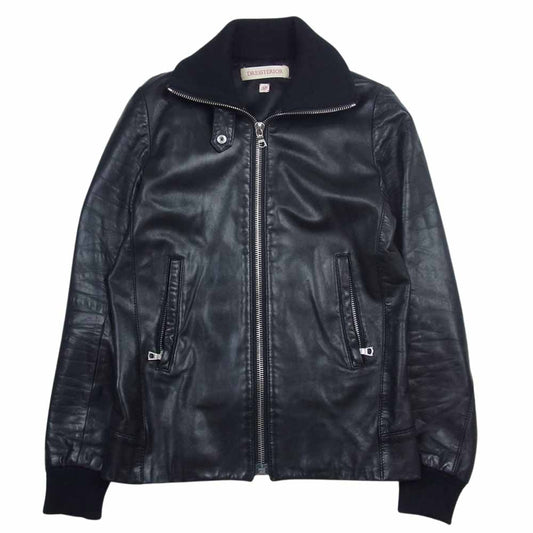 DRESSTERIOR ドレステリア レザー ライダース ジャケット 羊革 ブラック系 38【中古】