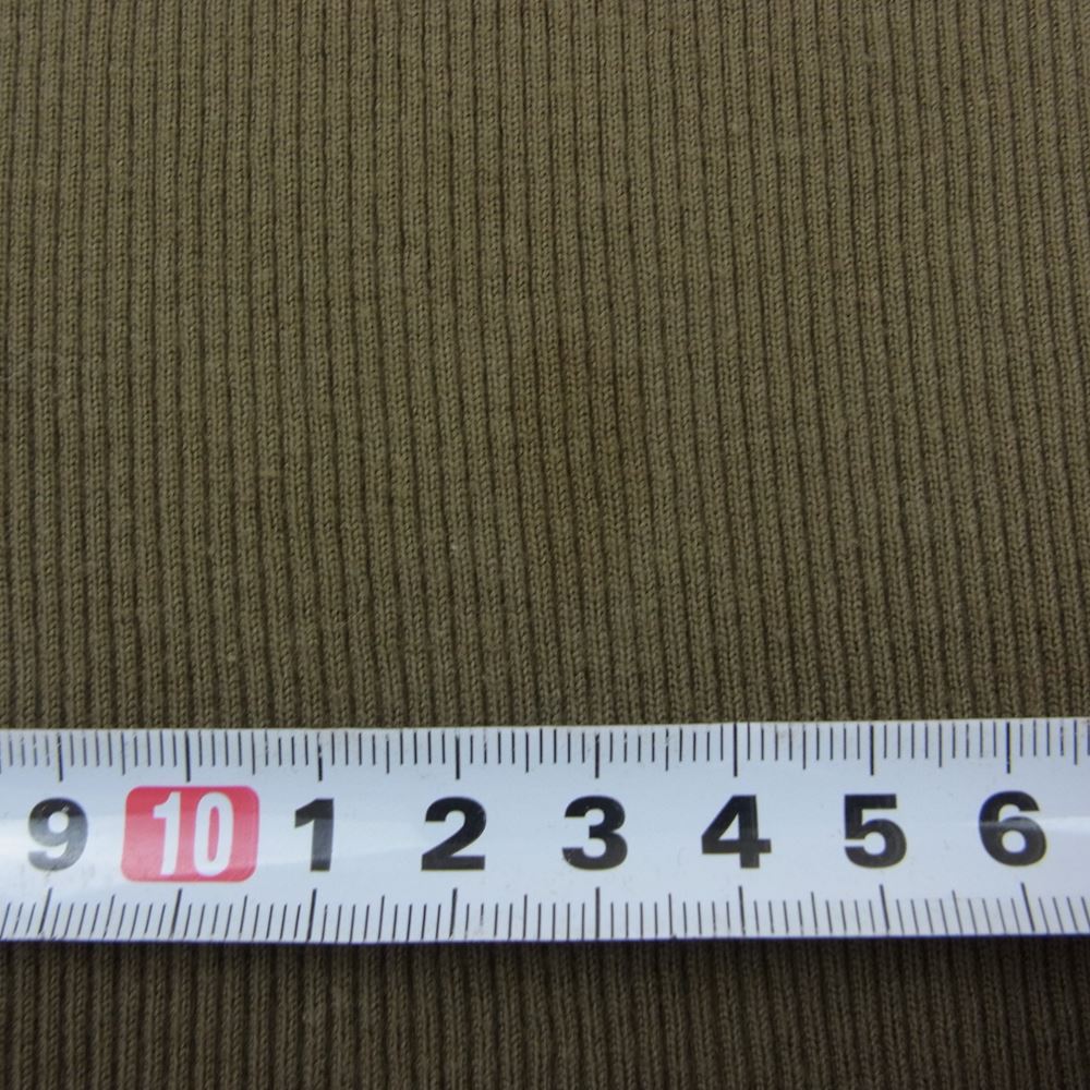 AURALEE オーラリー 18AW A8AU02RH × RON HERMAN ロンハーマン Uネック Tシャツ カーキ系【中古】