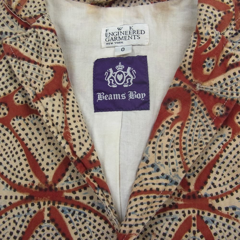 Engineered Garments エンジニアードガーメンツ FWK BEAMS BOY 別注 Andover Jacket 総柄 アンドーバー ジャケット マルチカラー系【中古】