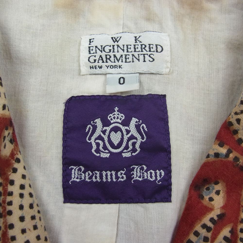 Engineered Garments エンジニアードガーメンツ FWK BEAMS BOY 別注 Andover Jacket 総柄 アンドーバー ジャケット マルチカラー系【中古】