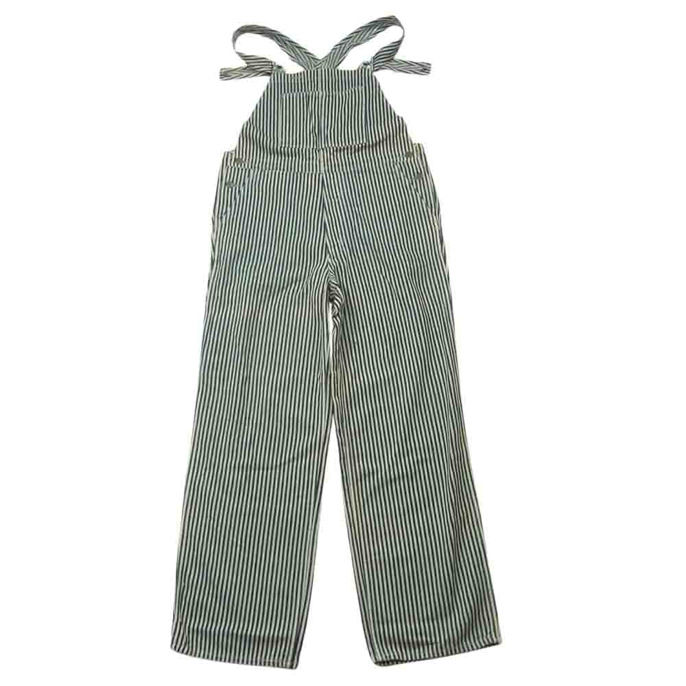 Levi's リーバイス Lot 26050 太幅 ヒッコリー ストライプ オーバーオール LVC USED加工 インディゴブルー系 オフホワイト系 サイズ表記なし【中古】