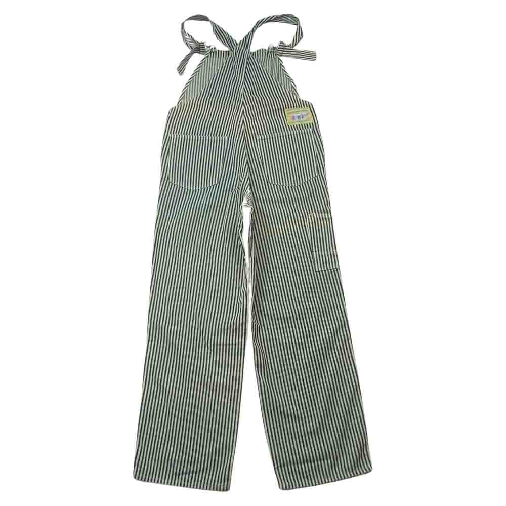 Levi's リーバイス Lot 26050 太幅 ヒッコリー ストライプ オーバーオール LVC USED加工 インディゴブルー系 オフホワイト系 サイズ表記なし【中古】
