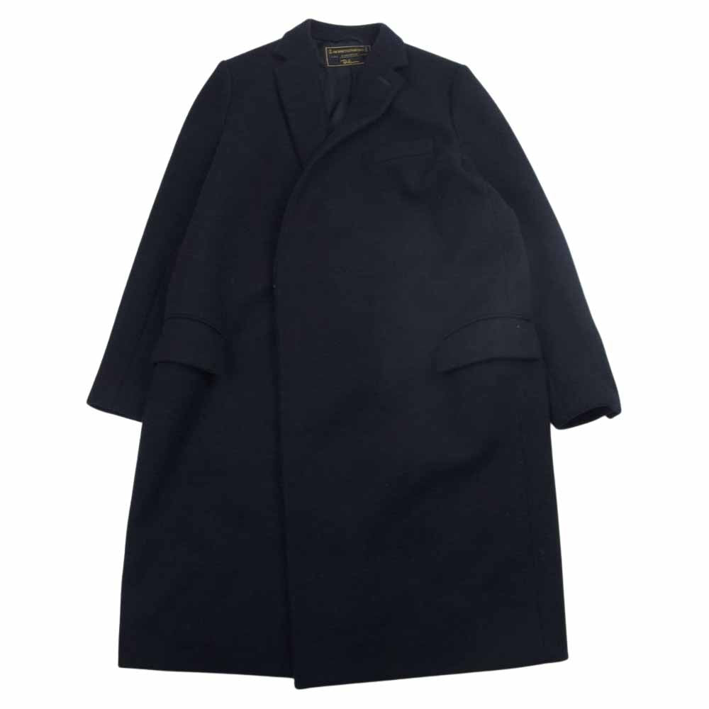 Ron Herman ロンハーマン × THE RERACS ザ・リラクス ライナー シルク ウール チェスター コート ダークネイビー系【中古】