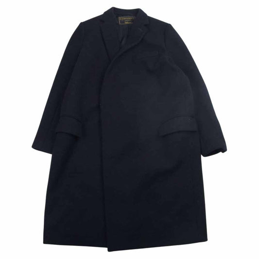 Ron Herman ロンハーマン × THE RERACS ザ・リラクス ライナー シルク ウール チェスター コート ダークネイビー系【中古】
