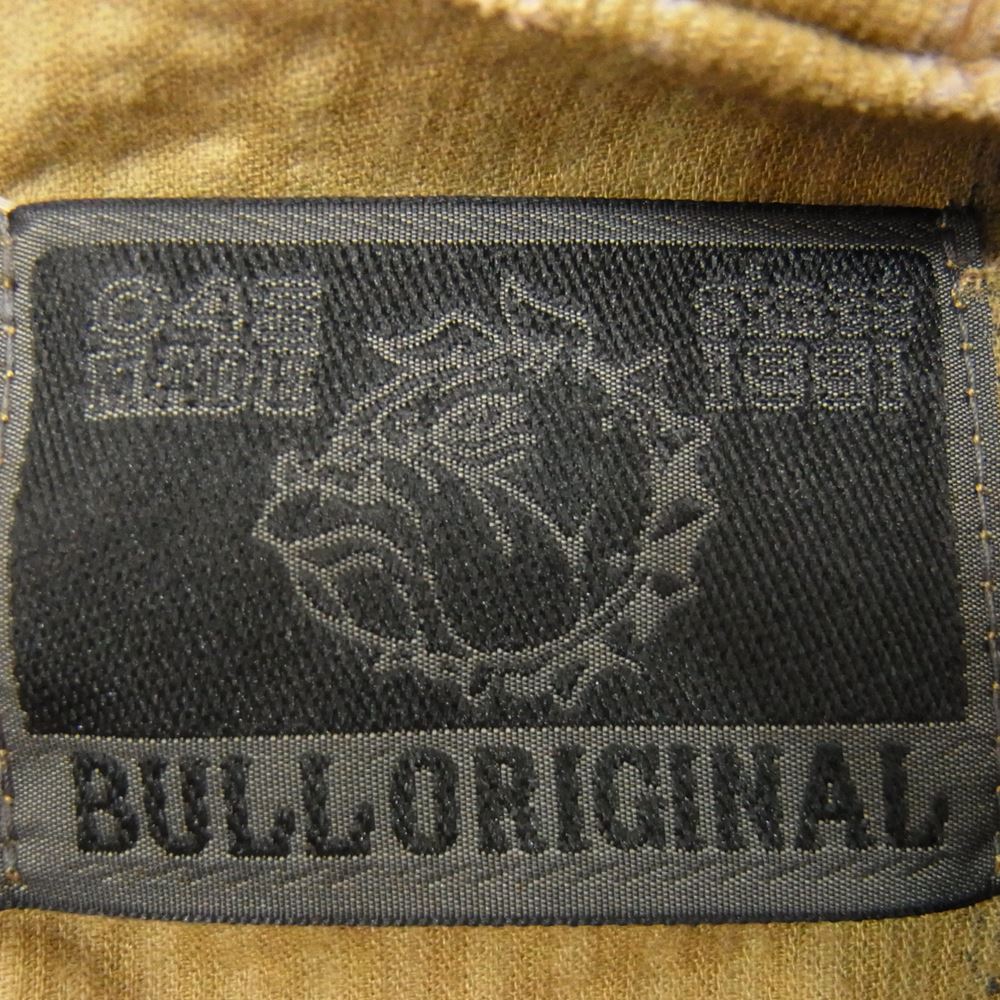 ブルオリジナル  フード付 コーデユロイ 長袖 シャツ カーキ系 L【極上美品】【中古】