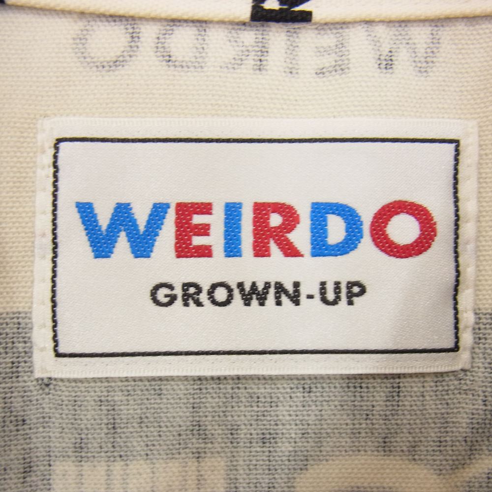 WEIRDO ウィアード wrd-20-ss-16 RINGING S/S SHIRTS 半袖 シャツ ブラック系 L【極上美品】【中古】