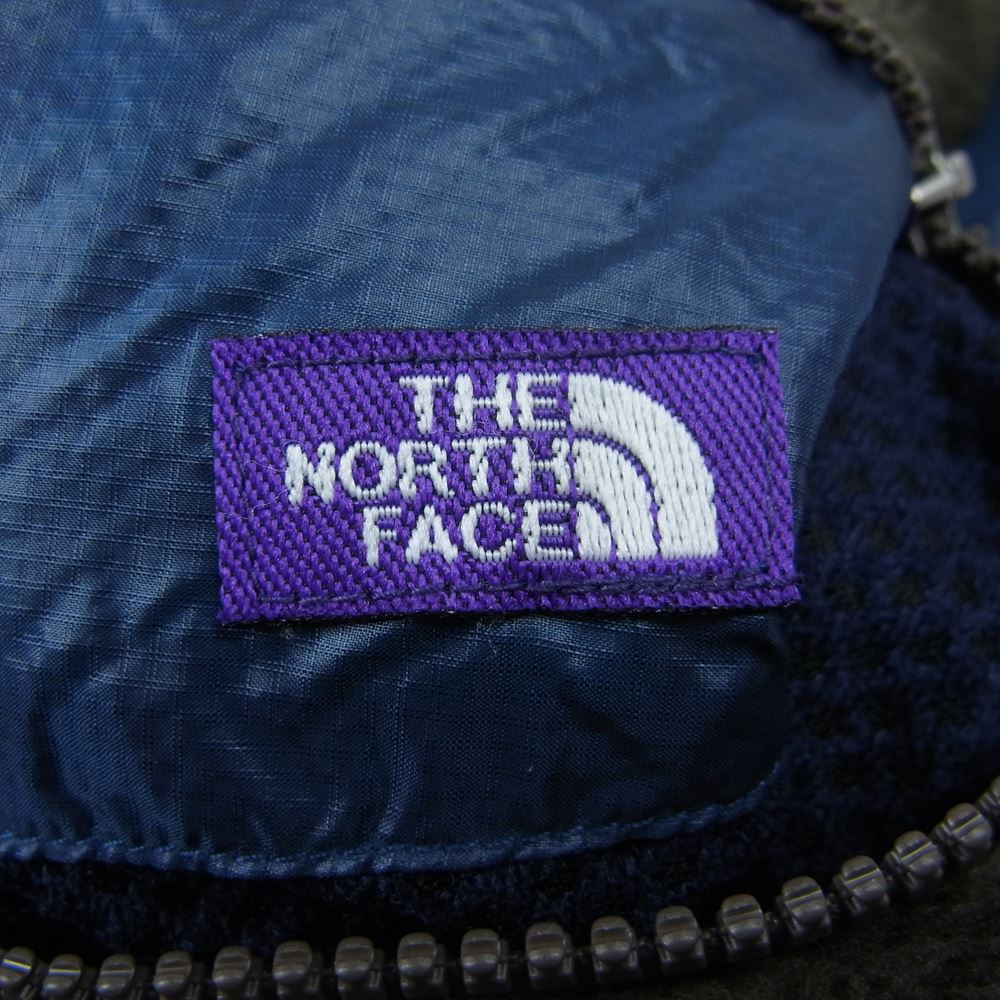 THE NORTH FACE ノースフェイス NA2350N PURPLE LABEL パープルレーベル POLARTEC フリース リバーシブル ジャケット  ネイビー系 M【新古品】【未使用】【中古】