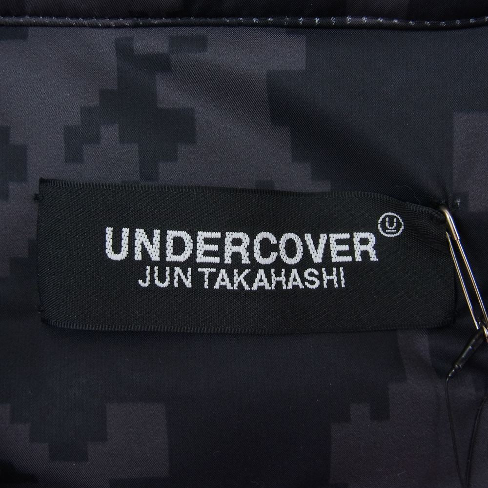 UNDERCOVER アンダーカバー UCZ4210 蜘蛛巣城 グラフィック ニット 切替 ジャケット ブラック系 3【新古品】【未使用】【中古】