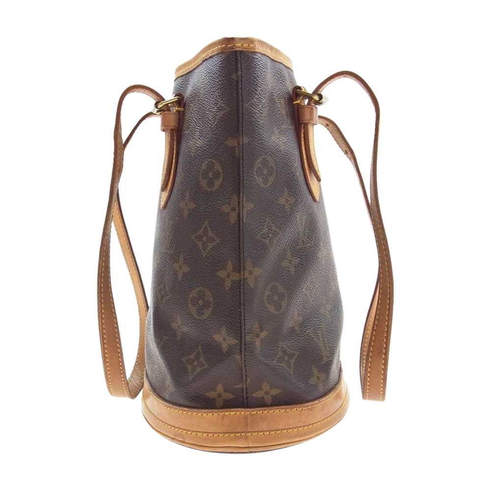 LOUIS VUITTON ルイ・ヴィトン M42238 モノグラム バケットPM  ショルダーバッグ ハンドバッグ ブラウン系【中古】