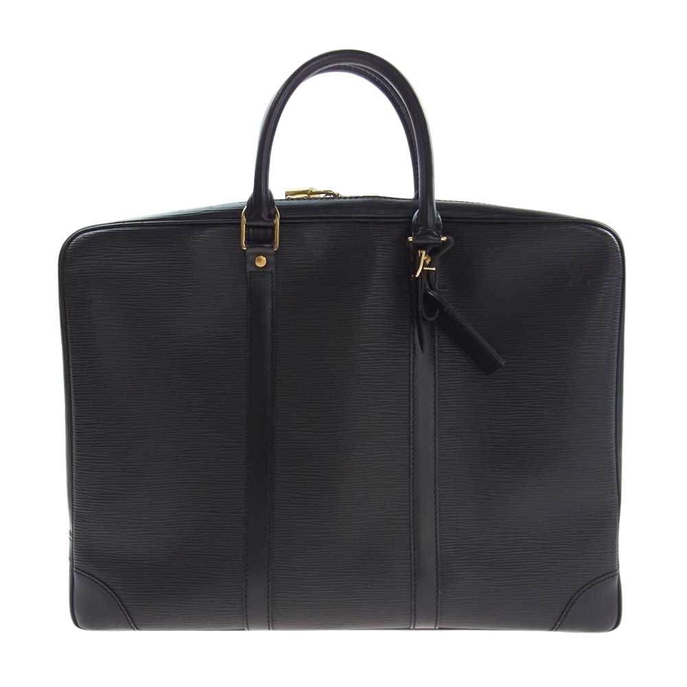 LOUIS VUITTON ルイ・ヴィトン M59092 エピ ポルトドキュマン ヴォワヤージュ ブリーフケース ブラック系【中古】