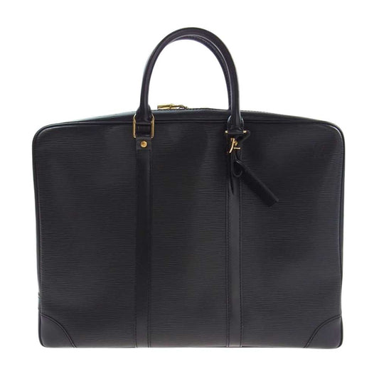 LOUIS VUITTON ルイ・ヴィトン M59092 エピ ポルトドキュマン ヴォワヤージュ ブリーフケース ブラック系【中古】