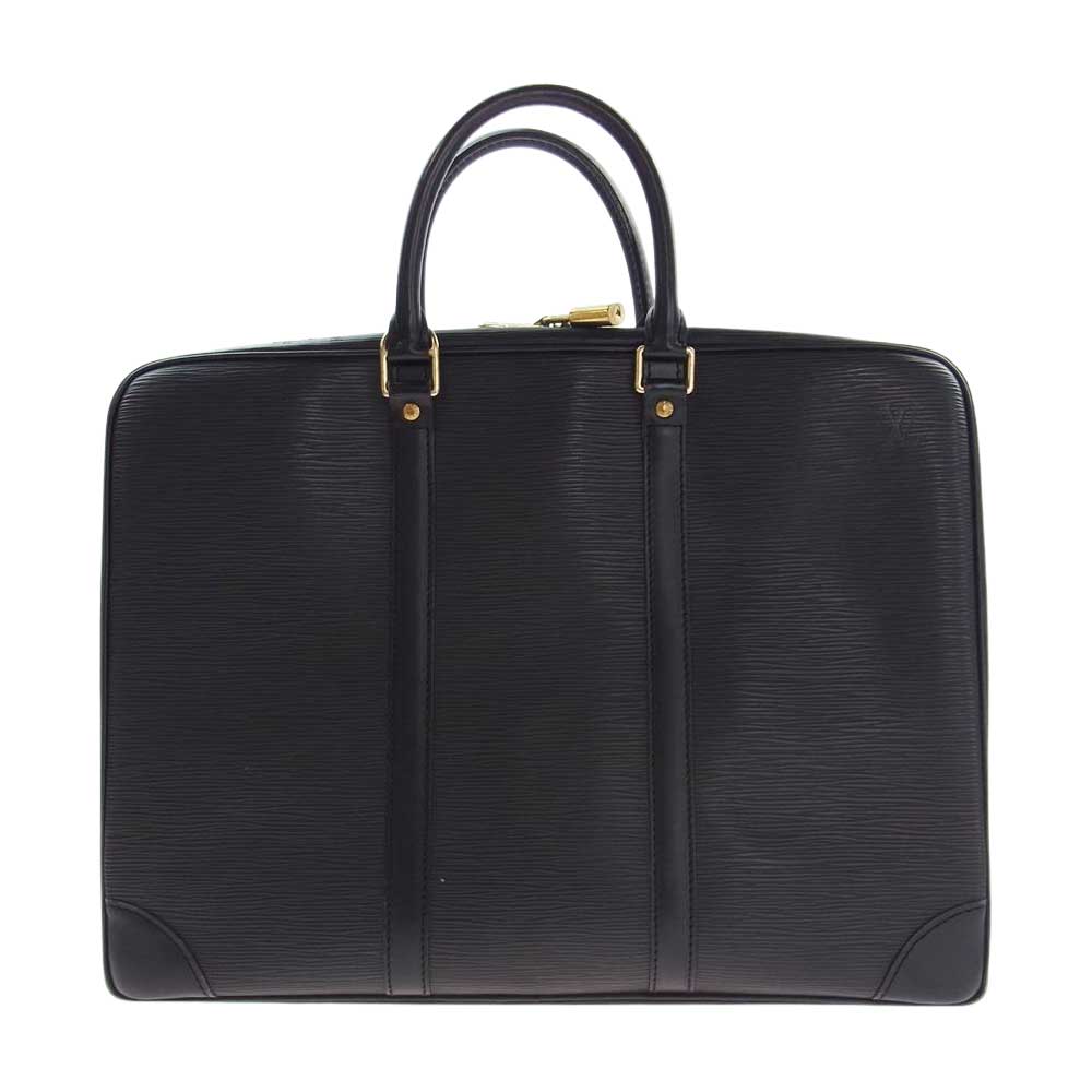 LOUIS VUITTON ルイ・ヴィトン M59092 エピ ポルトドキュマン ヴォワヤージュ ブリーフケース ブラック系【中古】