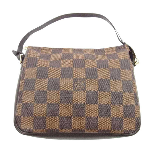 LOUIS VUITTON ルイ・ヴィトン N51982 ダミエ トゥルース メイクアップ ポーチ ブラウン系【中古】