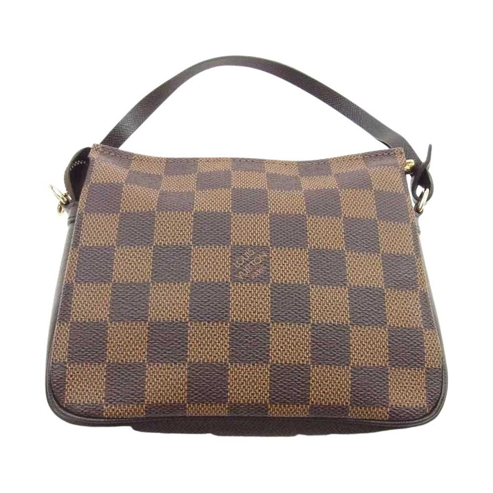 LOUIS VUITTON ルイ・ヴィトン N51982 ダミエ トゥルース メイクアップ ポーチ ブラウン系【中古】