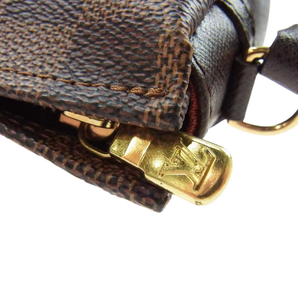 LOUIS VUITTON ルイ・ヴィトン N51982 ダミエ トゥルース メイクアップ ポーチ ブラウン系【中古】