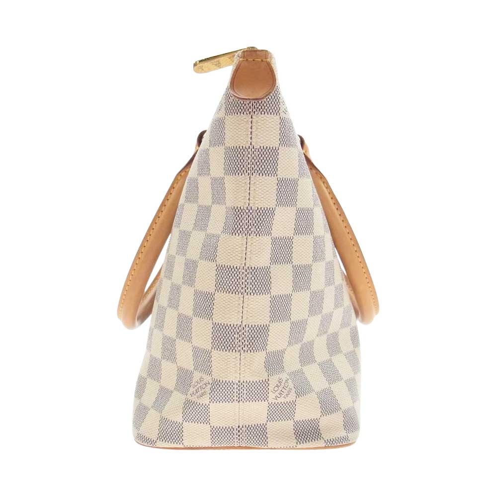 LOUIS VUITTON ルイ・ヴィトン N51186 ダミエ アズール サレヤPM トート バッグ オフホワイト系【中古】