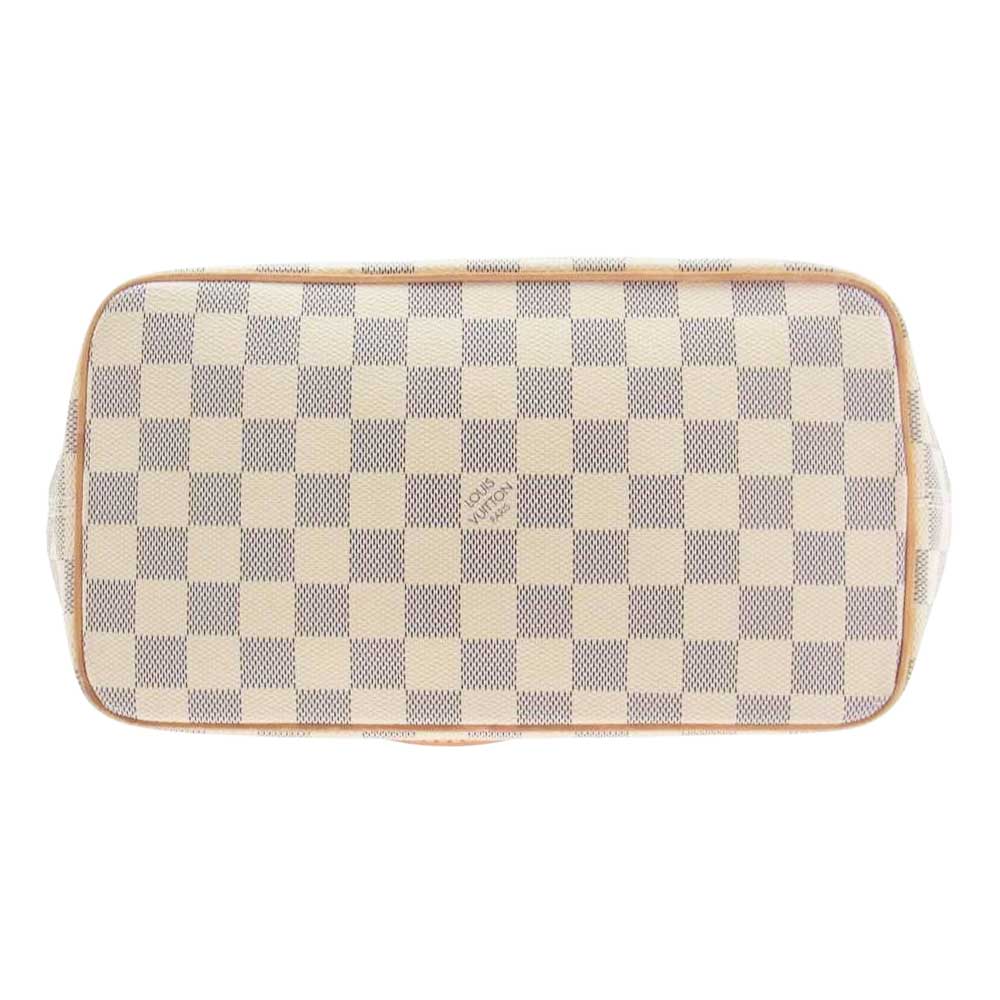 LOUIS VUITTON ルイ・ヴィトン N51186 ダミエ アズール サレヤPM トート バッグ オフホワイト系【中古】
