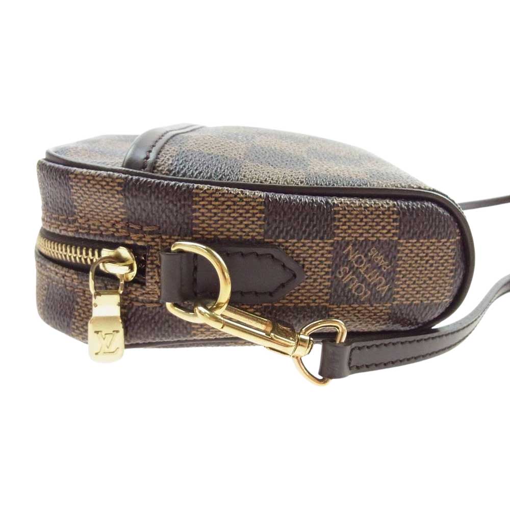 LOUIS VUITTON ルイ・ヴィトン N51296 ダミエ ポシェット イパネマ ショルダーバッグ ポーチ  ブラウン系【美品】【中古】