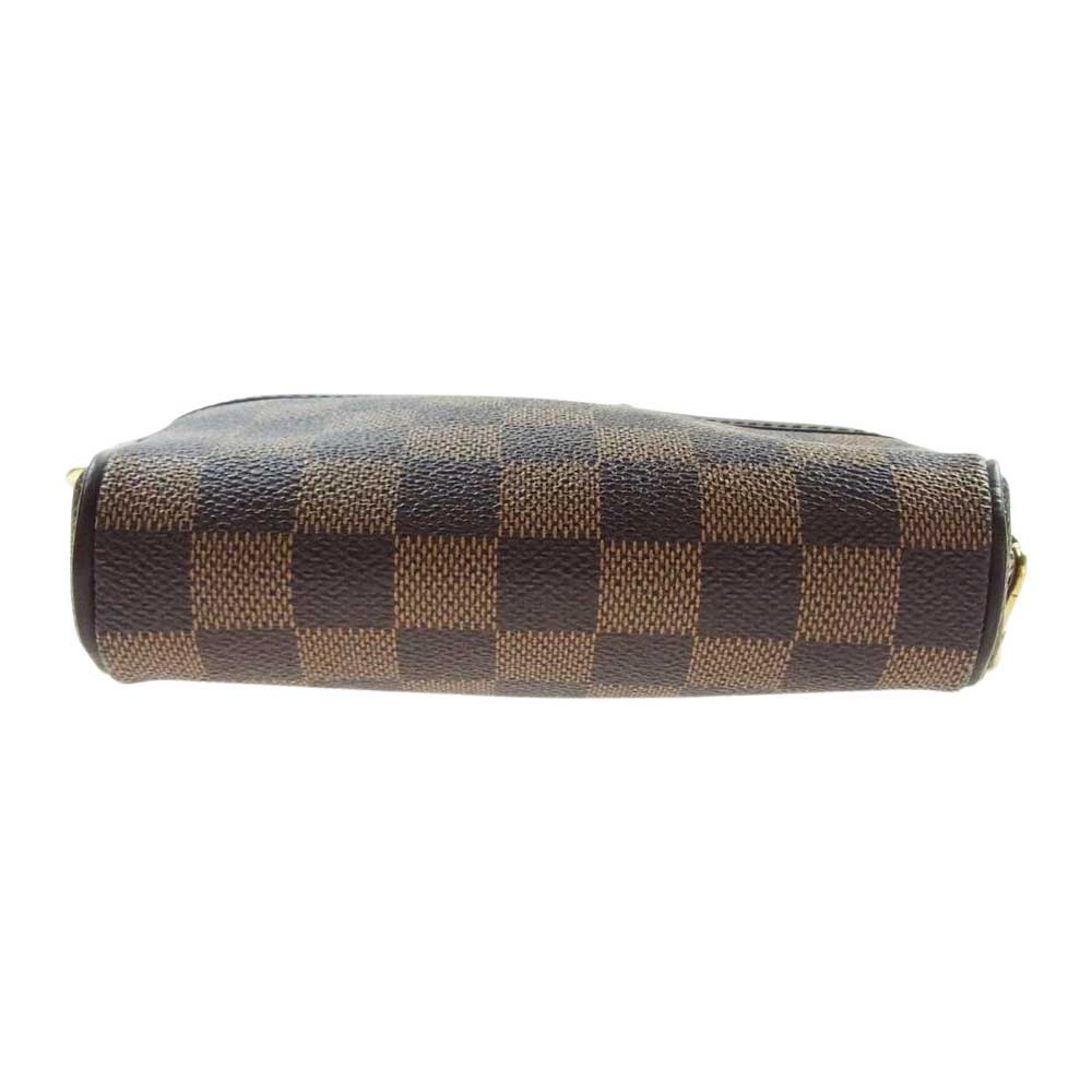 LOUIS VUITTON ルイ・ヴィトン N51296 ダミエ ポシェット イパネマ ショルダーバッグ ポーチ  ブラウン系【美品】【中古】