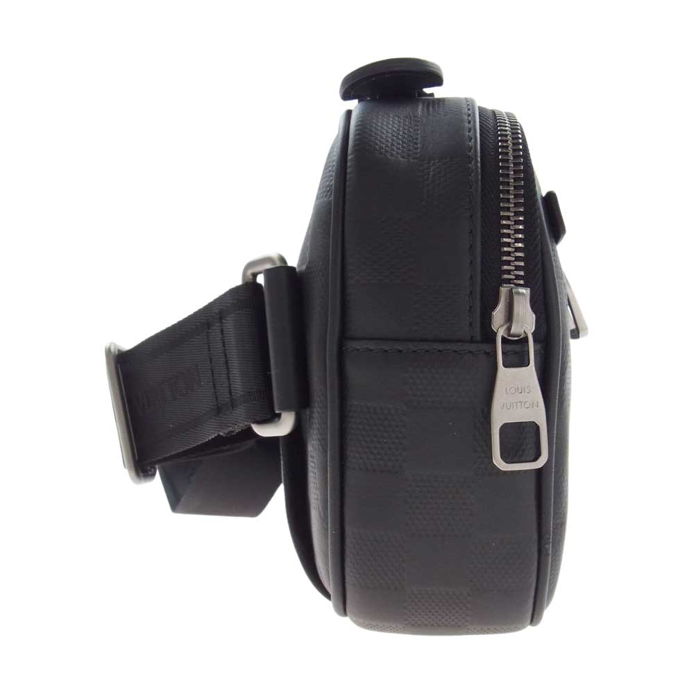 LOUIS VUITTON ルイ・ヴィトン N41288 ダミエアンフィニ  アンブレール ボディバッグ ウエストポーチ セカンドバッグ クラッチ ブラック系【美品】【中古】
