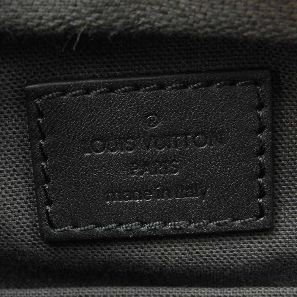 LOUIS VUITTON ルイ・ヴィトン N41288 ダミエアンフィニ  アンブレール ボディバッグ ウエストポーチ セカンドバッグ クラッチ ブラック系【美品】【中古】