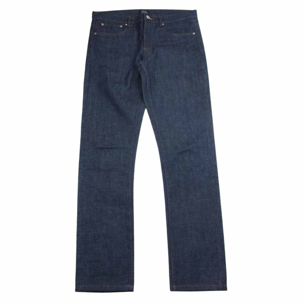 A.P.C. アーペーセー PETIT STANDARD JEAN DROIT ETROIT プチスタンダード リジット デニム パンツ インディゴブルー系 30【極上美品】【中古】