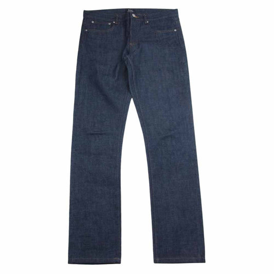 A.P.C. アーペーセー PETIT STANDARD JEAN DROIT ETROIT プチスタンダード リジット デニム パンツ インディゴブルー系 30【極上美品】【中古】