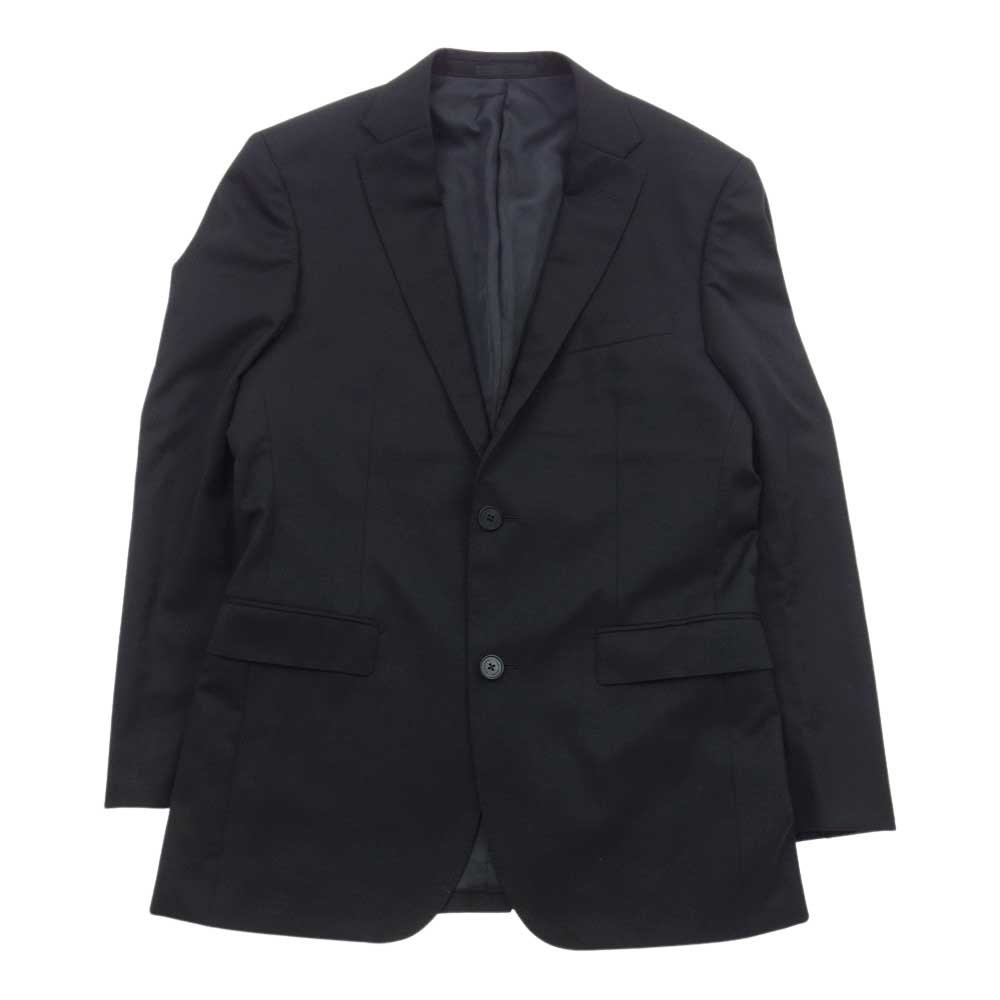 BURBERRY BLACK LABEL バーバリーブラックレーベル D1H00-999 ウール テーラード ジャケット スラックス セットアップ ブラック系【中古】