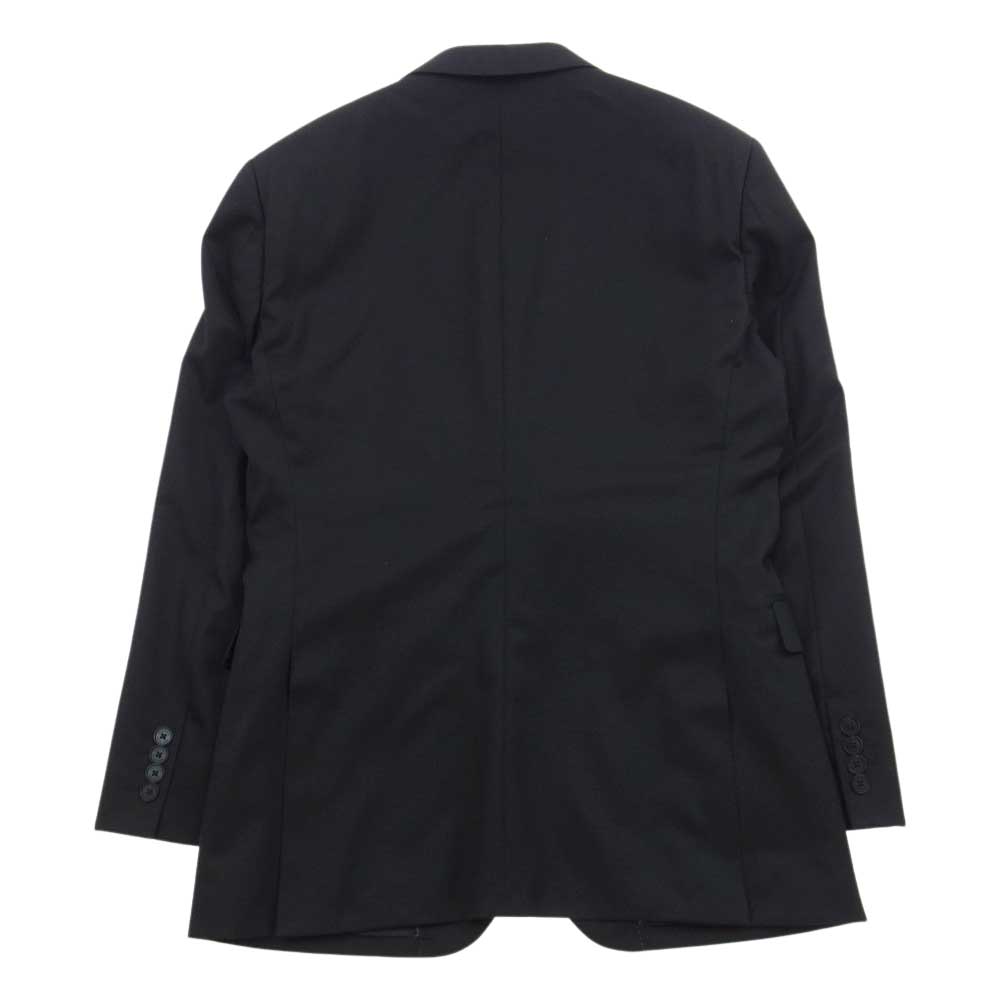 BURBERRY BLACK LABEL バーバリーブラックレーベル D1H00-999 ウール テーラード ジャケット スラックス セットアップ ブラック系【中古】