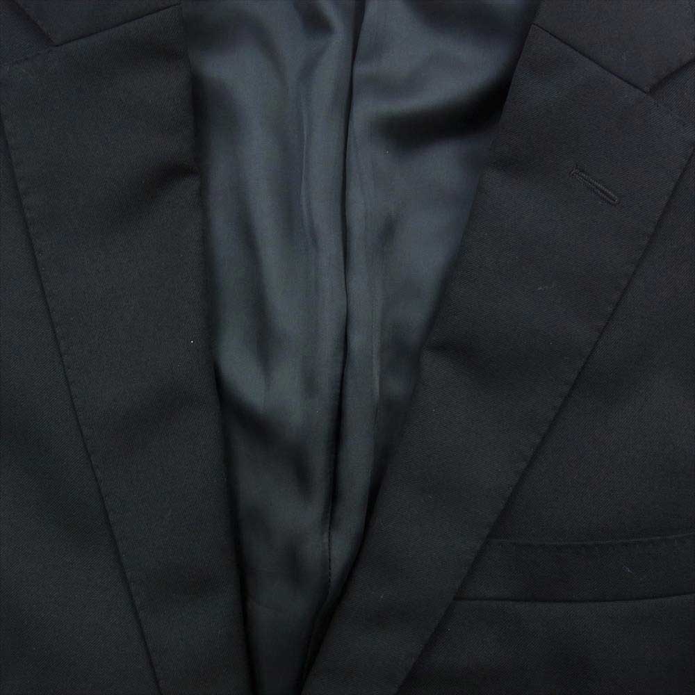 BURBERRY BLACK LABEL バーバリーブラックレーベル D1H00-999 ウール テーラード ジャケット スラックス セットアップ ブラック系【中古】