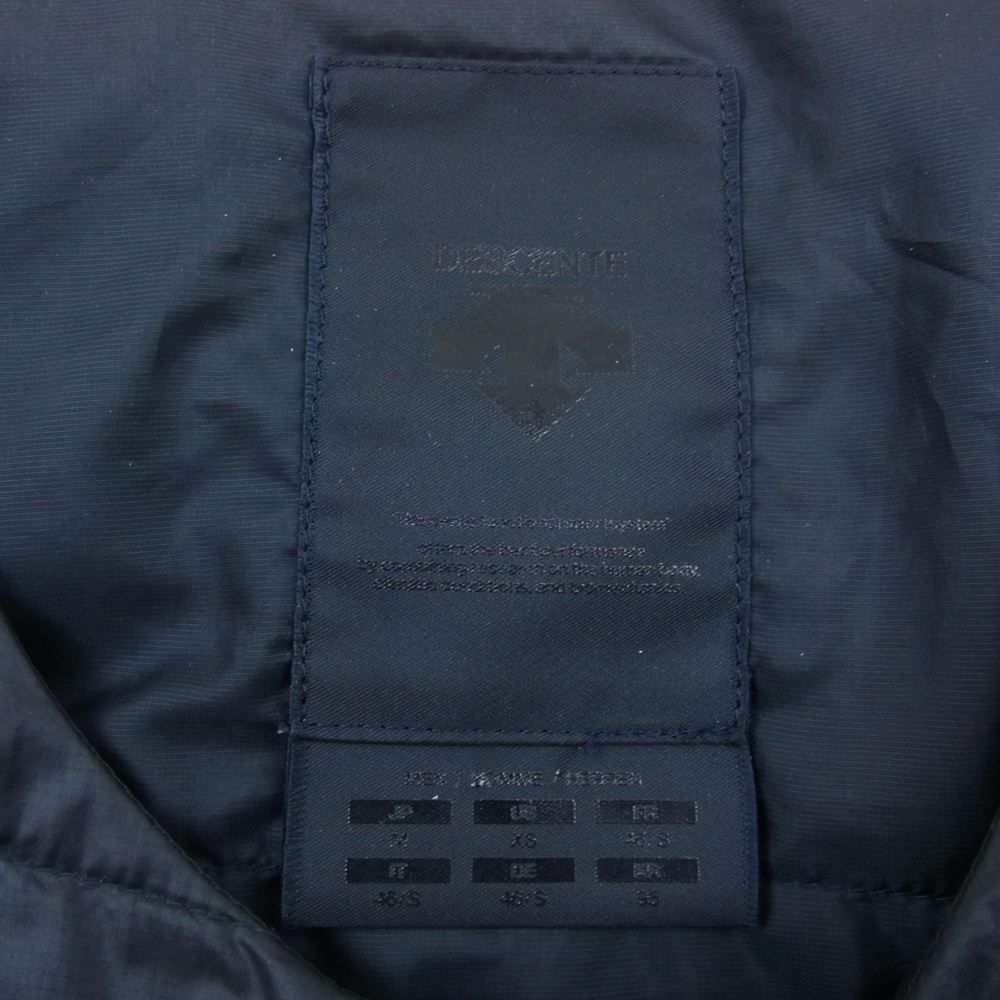 DESCENTE デサント DIA3476 H.C.S PULLOVER DOWN プルオーバー ダウン ジャケット ネイビー系 M【中古】