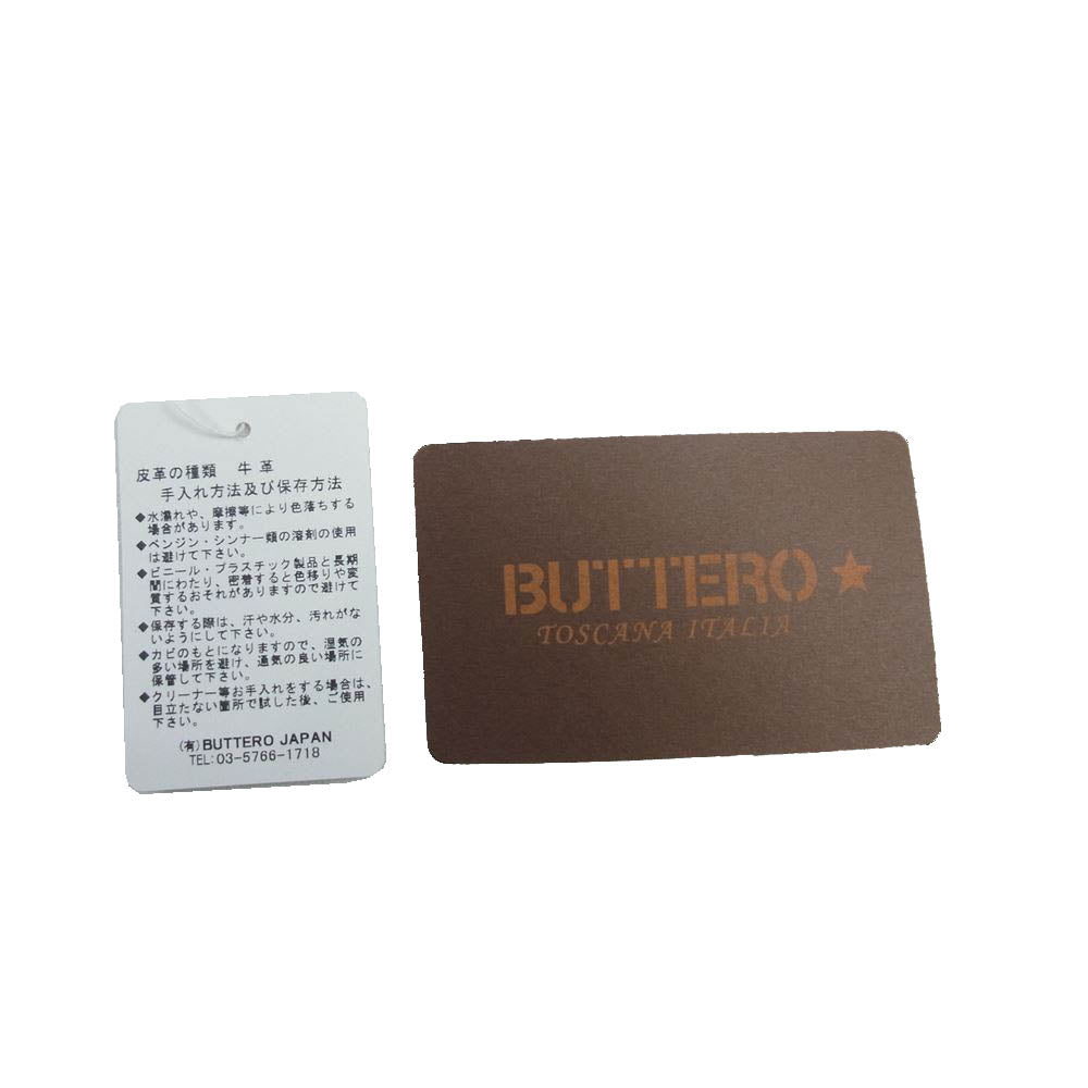 BUTTERO ブッテロ レザー トート バッグ ブラウン系【中古】