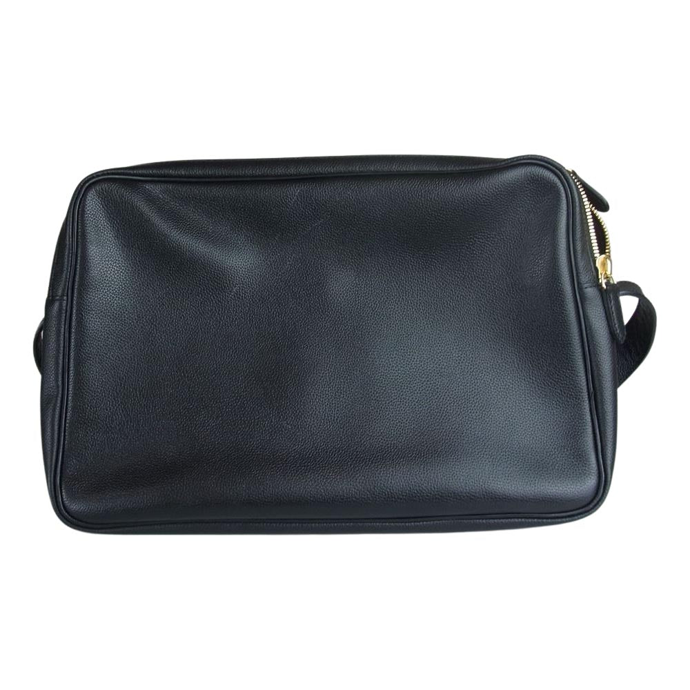 ユナイテッドアローズ バイ 吉田カバン SHOULDER レザー ショルダー バック ブラック系【中古】