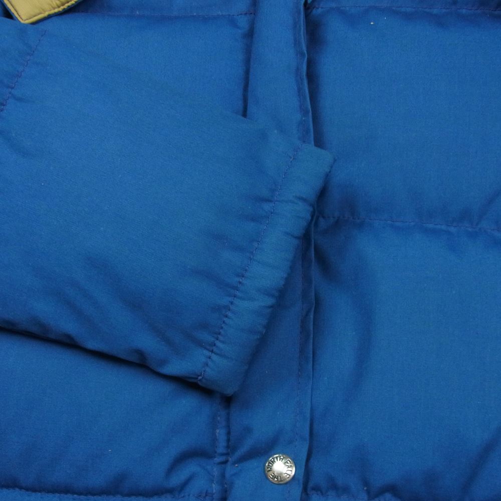 THE NORTH FACE ノースフェイス ヴィンテージ 80s 茶タグ シェラパーカー ダウン ジャケット USA製 ブルー系 M【中古】