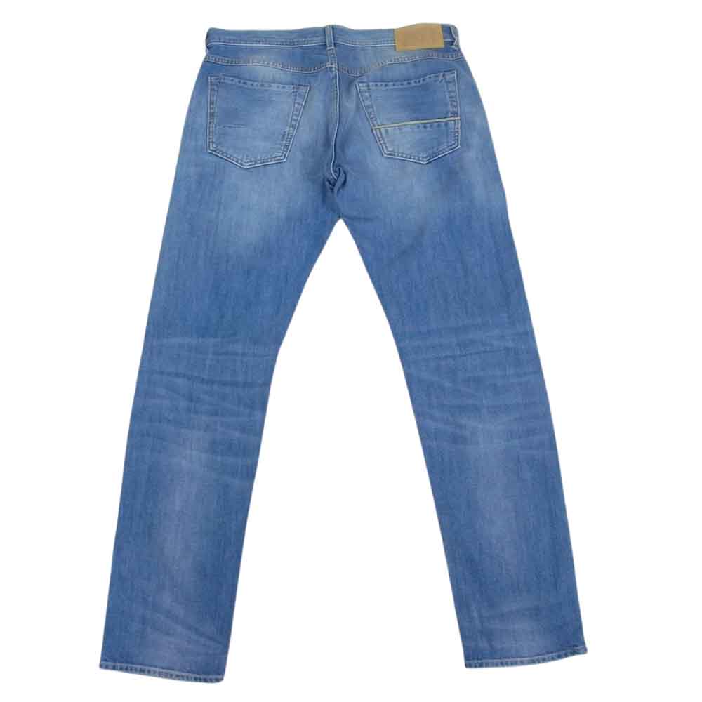 ケアレーベル slack 352 ストレッチ デニム パンツ ジーンズ インディゴブルー系 34【中古】