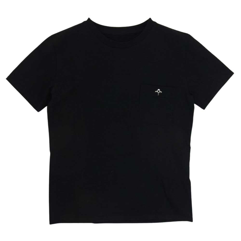 BACKBONE バックボーン BB13SS-C100 バックプリント イーグルスカル ポケット Tシャツ ブラック系 M【中古】