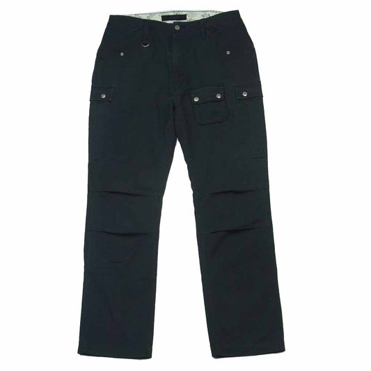 BACKBONE バックボーン 131M40BK01 DICKIES ディッキーズ マルチ ポケット カーゴ パンツ ブラック系 L【中古】