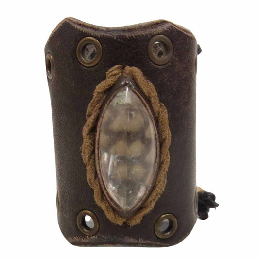 ケムリ LEATHER BANGLE レザー バングル ブラウン系【中古】
