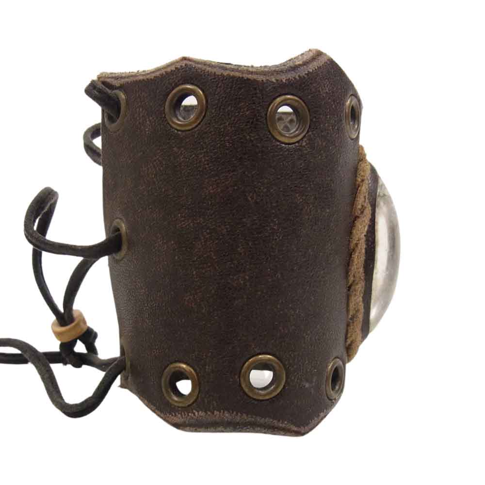 ケムリ LEATHER BANGLE レザー バングル ブラウン系【中古】