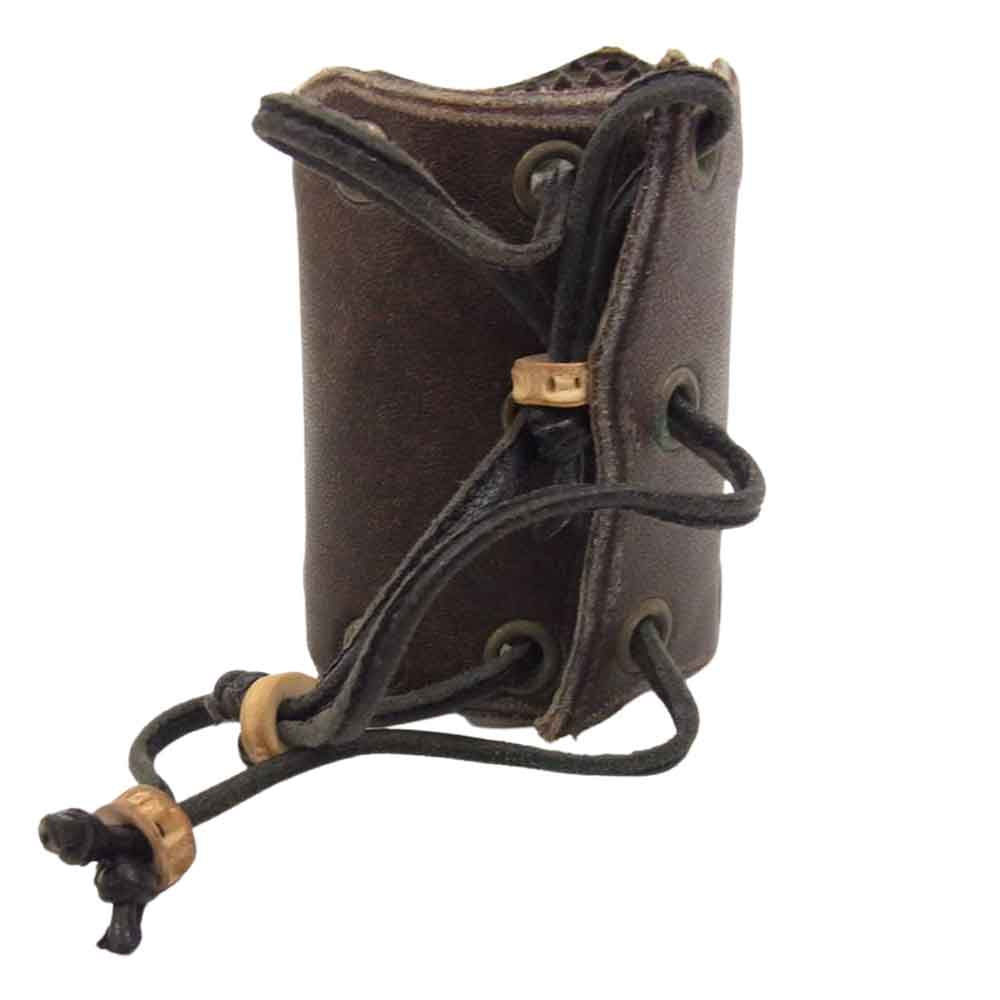 ケムリ LEATHER BANGLE レザー バングル ブラウン系【中古】