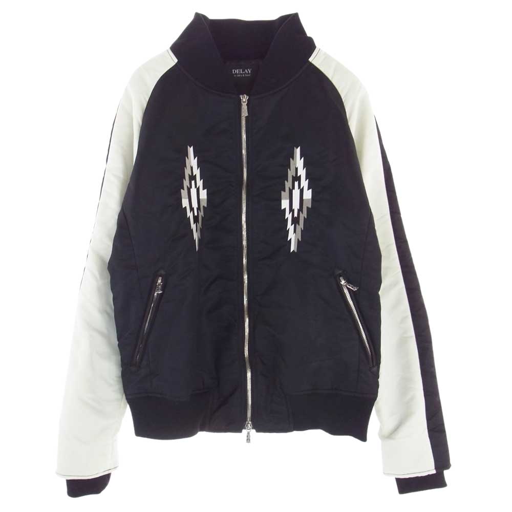 ディレイ バイ ウインアンドサンズ JK DW16-JK-001 NATIVE FL JK ネイティブ柄 ナイロン ジャケット  ブラック系 4【中古】