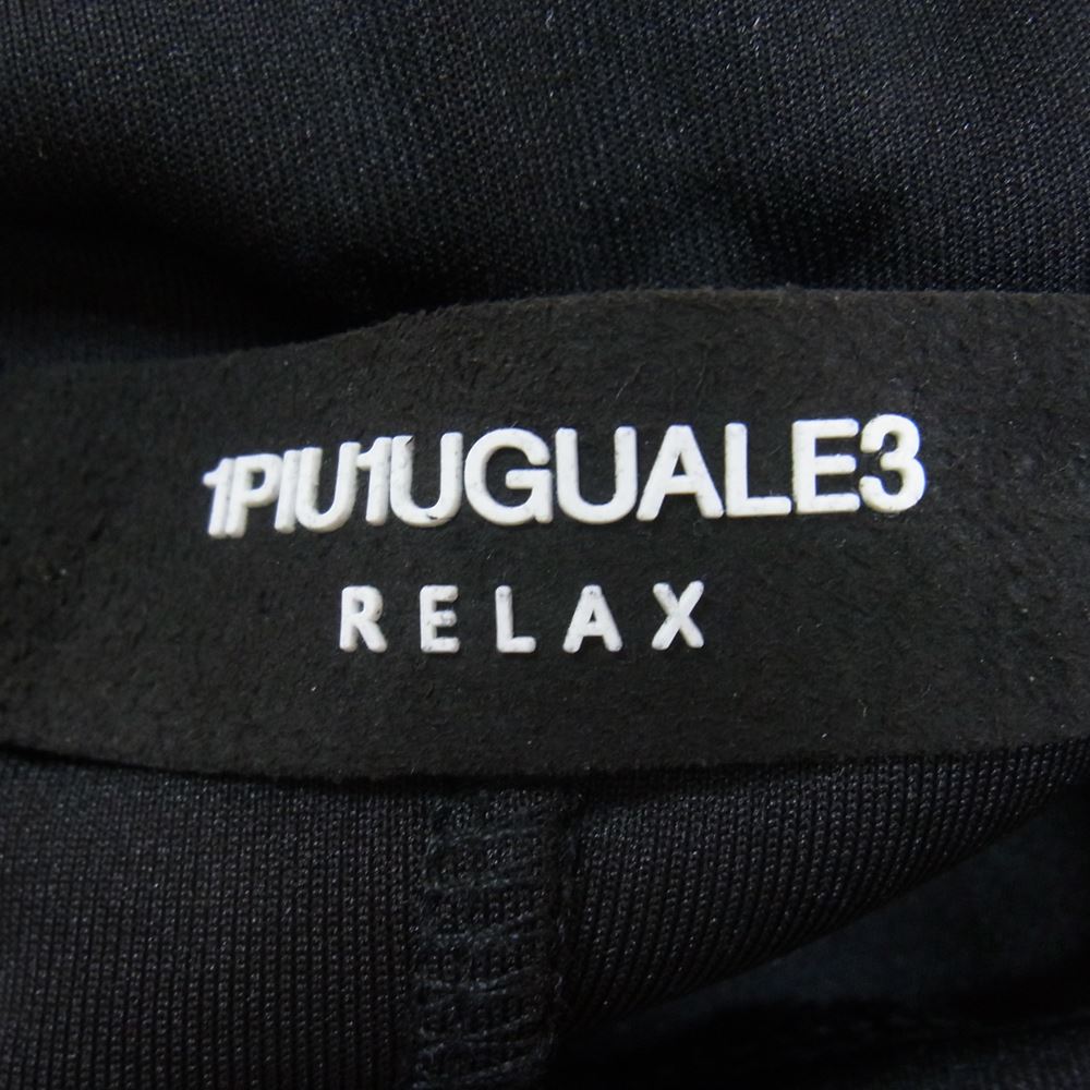 1piu1uguale3 ウノピュウノウグァーレトレ トラック パンツ ブラック系 XXL【中古】