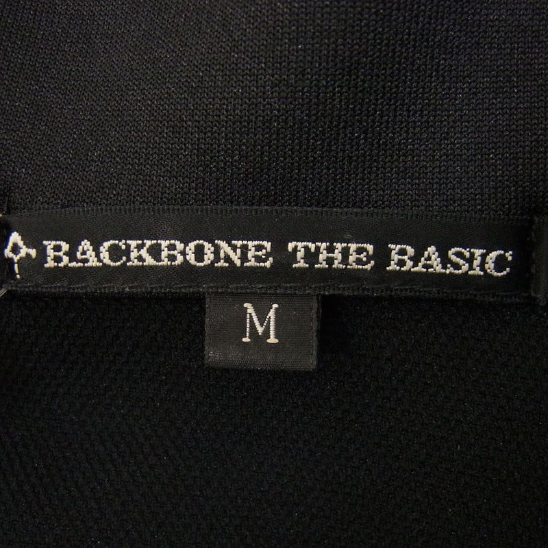 BACKBONE バックボーン BB09FW-JB01 襟 胸 刺繍トラック ジャケット ブラック系 M【中古】