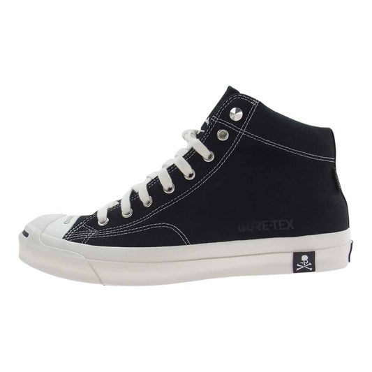 CONVERSE コンバース 33300670 × MASTER MIND JAPAN JACK PURCELL GORE-TEX RH MID マスターマインド ジャックパーセル スニーカー ブラック系 28.0cm【新古品】【未使用】【中古】