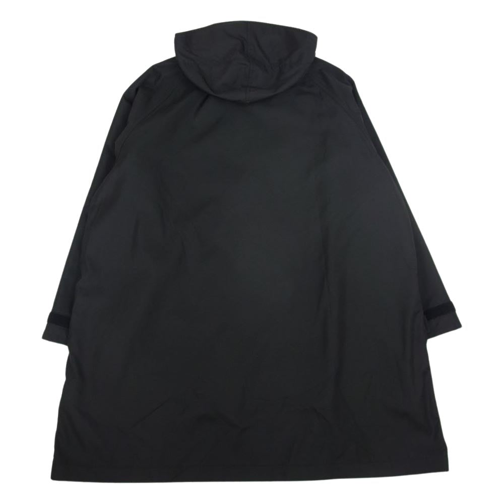 エイトン 22AW  CM AG NW 6980 DOPE DYE NYLON SHORT MODS COAT ライナー付 ショート モッズ コート  ブラック系 4【美品】【中古】